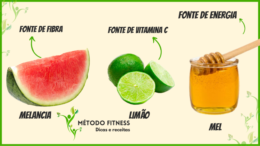 Vitamina de melancia e limão