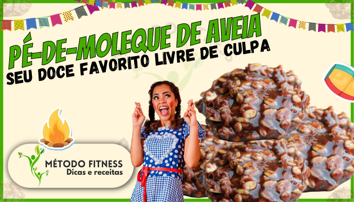 Pé-de-moleque de Aveia, festa junina, são joão, receitas saudáveis, receitas fitness, baixo carboidratos