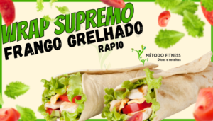 Wrap Supremo de Frango Grelhado: Sabores intensos e saudáveis em uma única mordida!