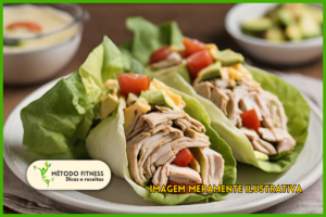 Saiba fazer o mais delicioso wrap fit de frango com salada no Rap10