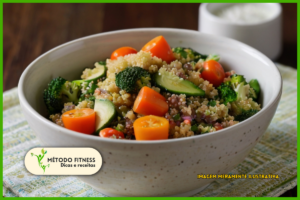 Quinoa Primavera com Legumes