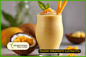 smoothie de manga e coco, receitas gratis, receitas fáceis, receitas fitness, receitas, emagrecer